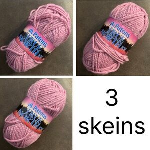 3 skeins of Patons True North yarn